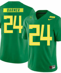 Oregon Ducks #24 Kenjon Barner NCAA College Football Jersey Green