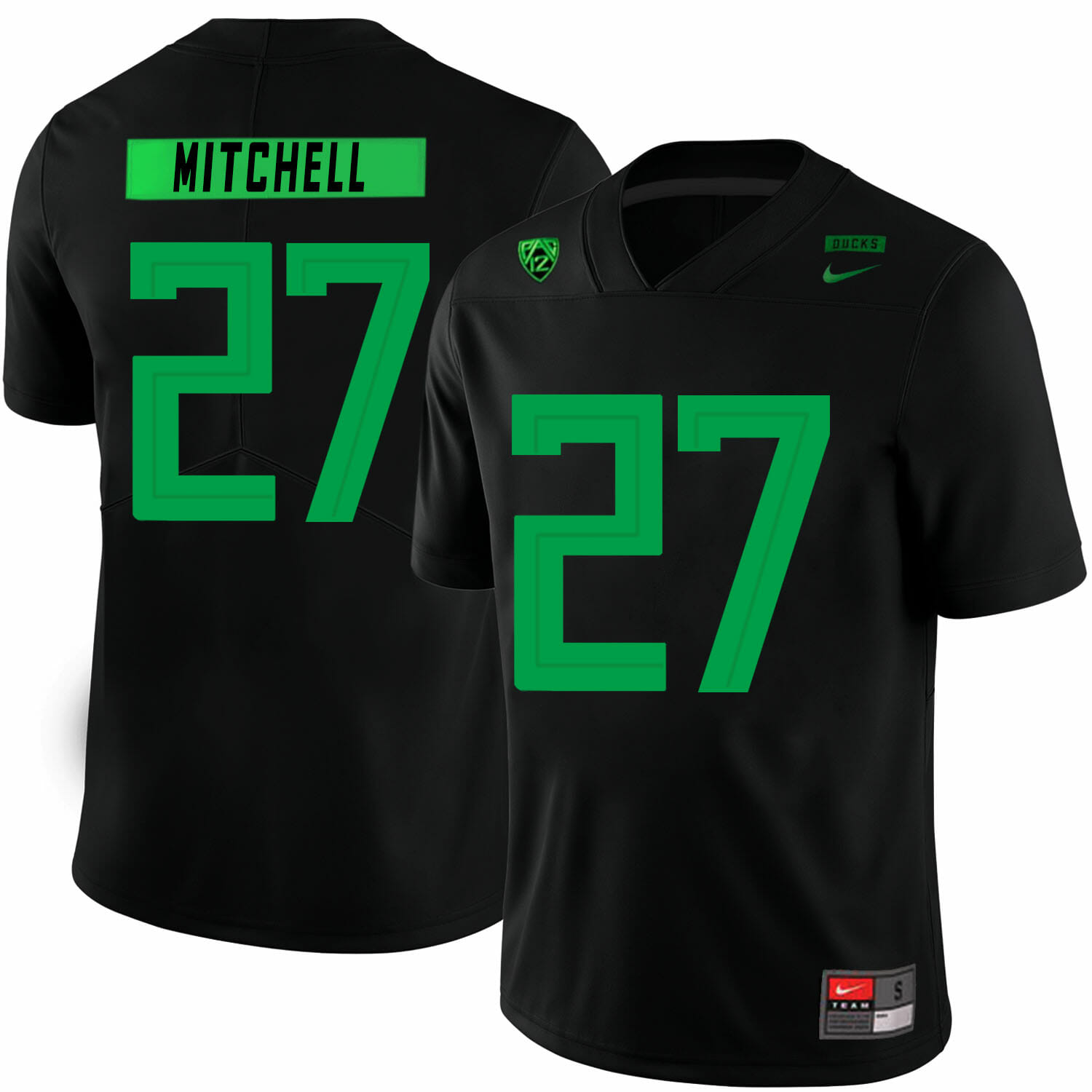 Oregon Ducks #27 Terrance Mitchell College Football Jersey Black 1 Oregon Ducks #27 Terrance Mitchell College Football Jersey Black