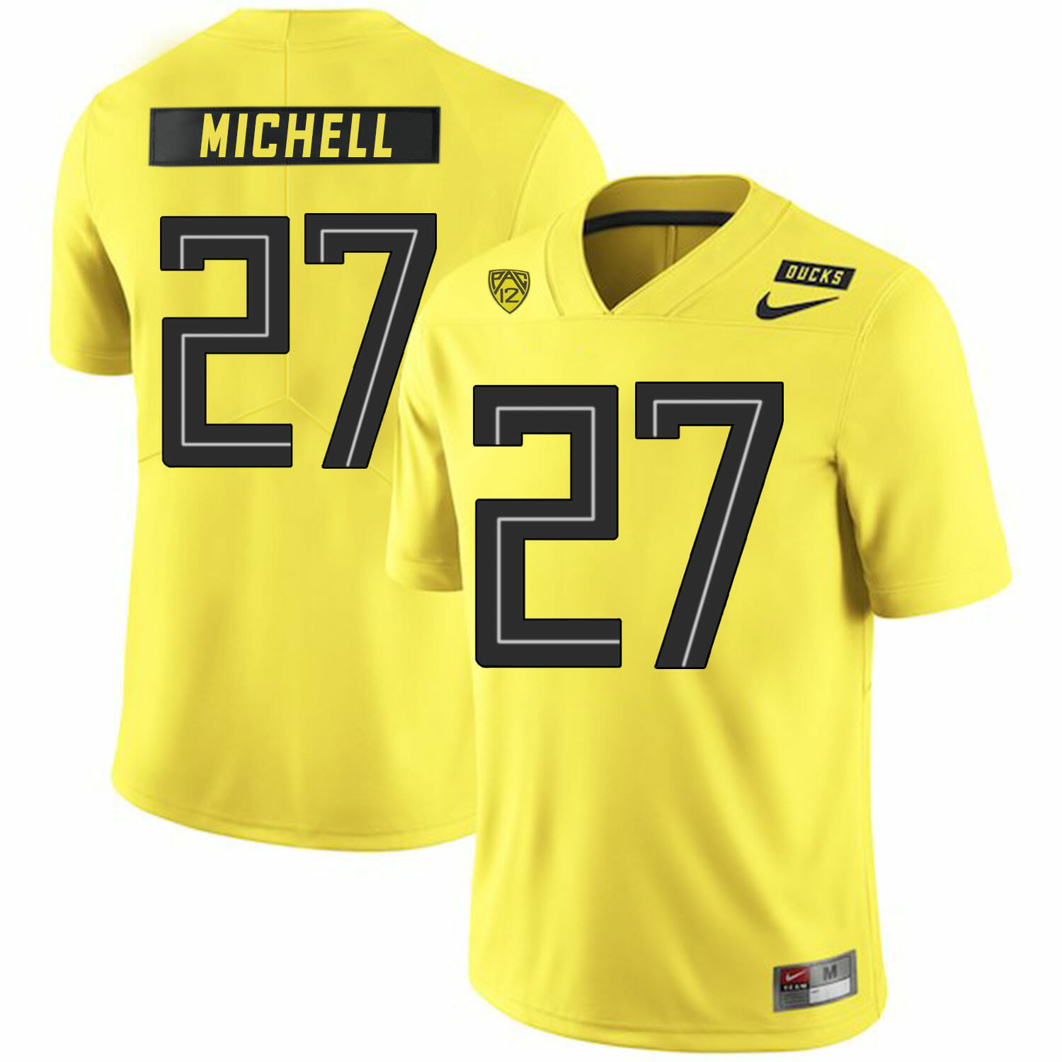 Oregon Ducks #27 Terrance Mitchell College Football Jersey Yellow 1 Oregon Ducks #27 Terrance Mitchell College Football Jersey Yellow