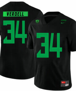 Oregon Ducks #34 CJ Verdell College Football Jersey Black
