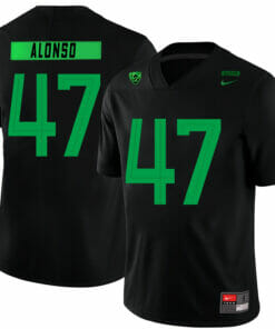Oregon Ducks #47 Kiko Alonso NCAA College Football Jersey Black
