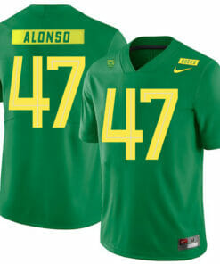 Oregon Ducks #47 Kiko Alonso NCAA College Football Jersey Green
