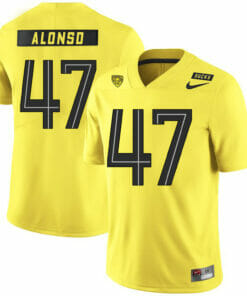 Oregon Ducks #47 Kiko Alonso NCAA College Football Jersey Yellow