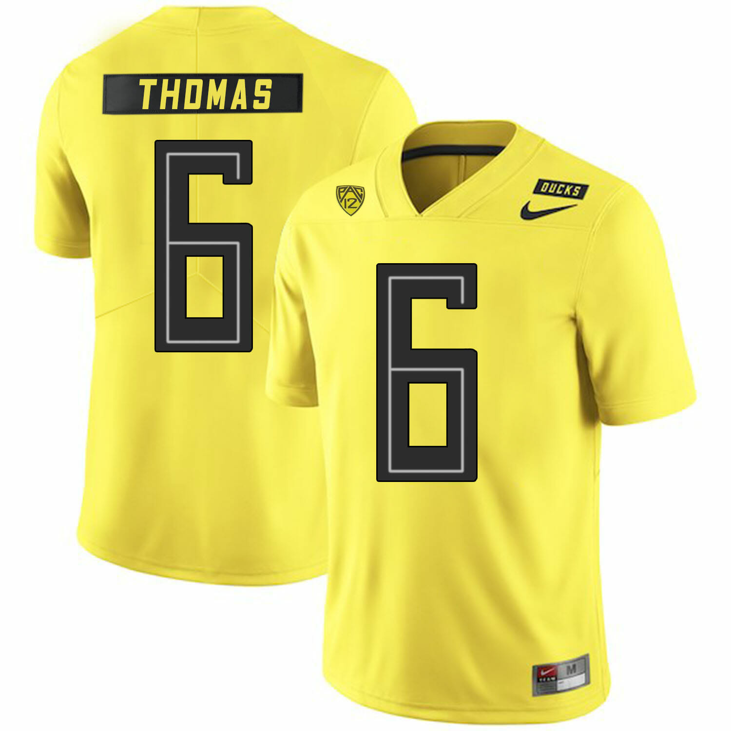Oregon Ducks #6 De'Anthony Thomas College Football Jersey Yellow 1 Oregon Ducks #6 De'Anthony Thomas College Football Jersey Yellow