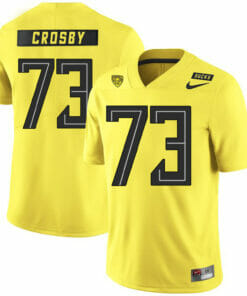Oregon Ducks #73 Tyrell Crosby NCAA College Football Jersey Yellow