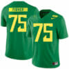 Oregon Ducks #75 Jake Fisher NCAA College Football Jersey Green