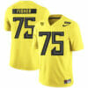 Oregon Ducks #75 Jake Fisher NCAA College Football Jersey Yellow