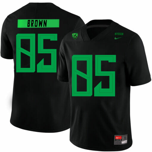 Oregon Ducks #85 Pharaoh Brown NCAA College Football Jersey Black
