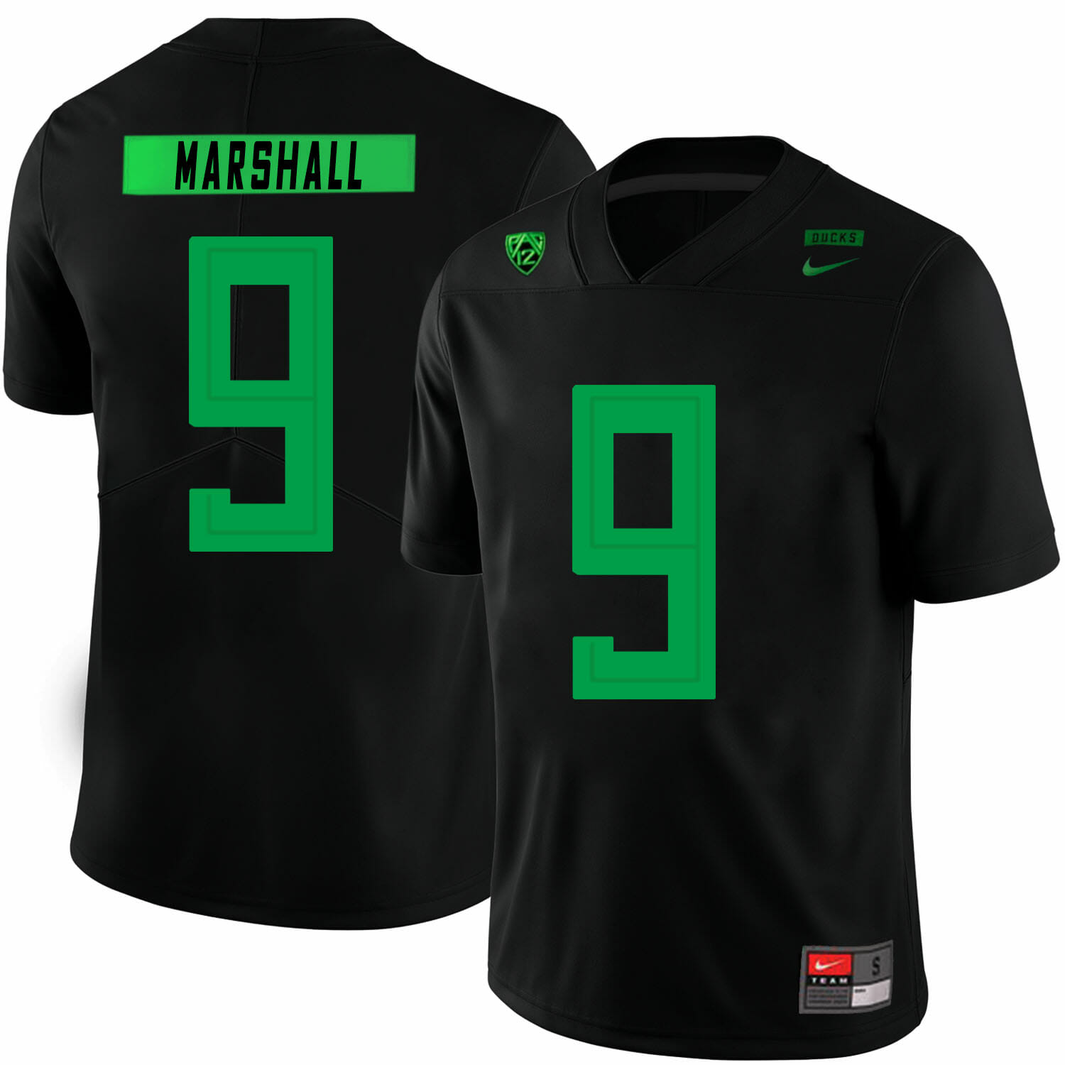 Oregon Ducks #9 Byron Marshall NCAA College Football Jersey Black 1 Oregon Ducks #9 Byron Marshall NCAA College Football Jersey Black
