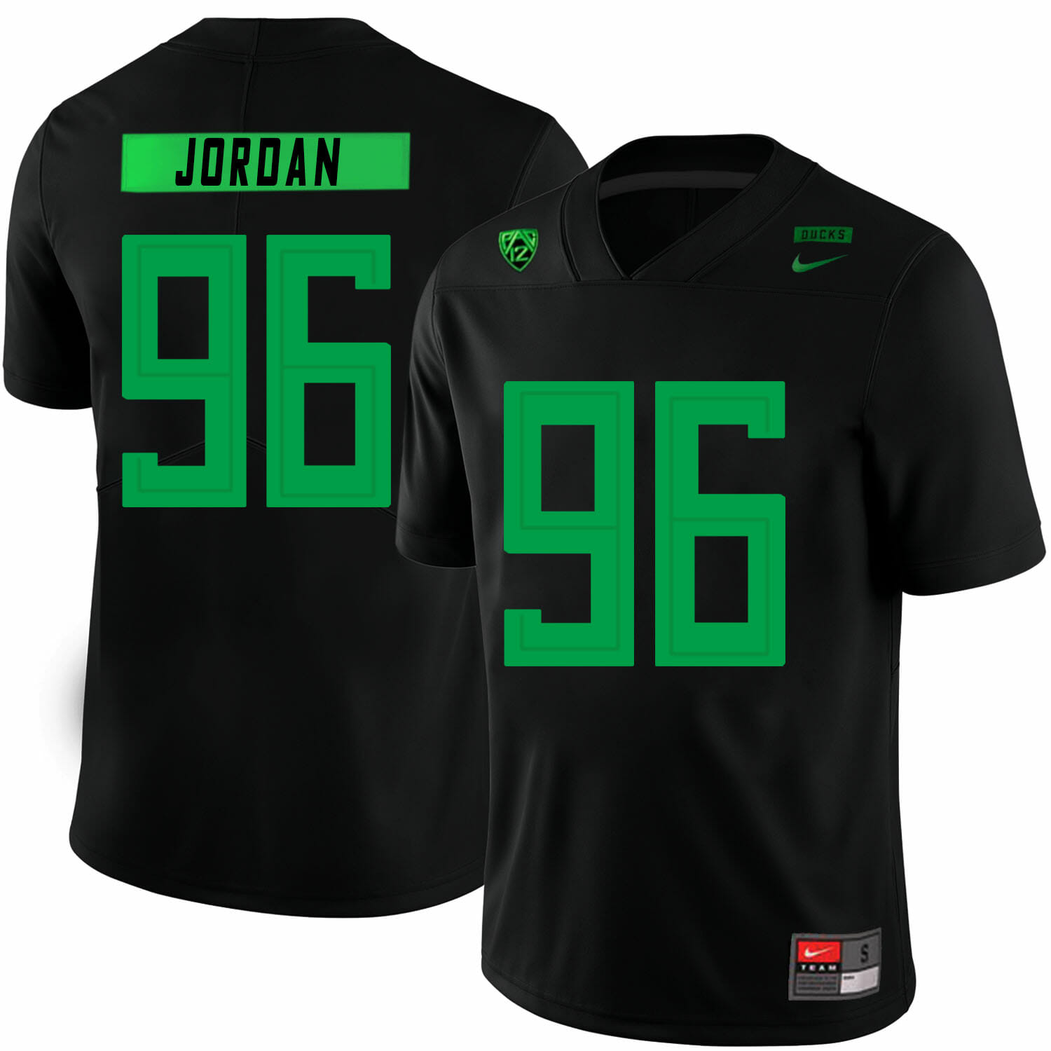 Oregon Ducks #96 Dion Jordan NCAA College Football Jersey Black 1 Oregon Ducks #96 Dion Jordan NCAA College Football Jersey Black