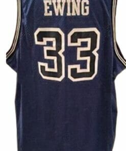 Patrick Ewing #33 College Basketball Jersey Blue