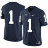 Penn State Nittany Lions #1 No Name College Football Jersey Dark Blue