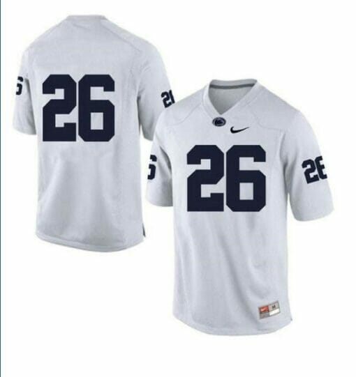 Penn State Nittany Lions #26 No Name College Football Jersey White