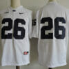 Penn State Nittany Lions #26 No Name Football Jersey White