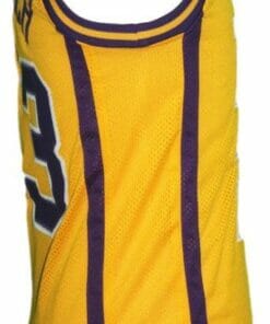 Pete Maravich #23 College Basketball Jersey New Sewn Yellow