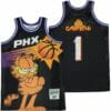 Phx #1 Garfield Movie Basketball Jersey Black