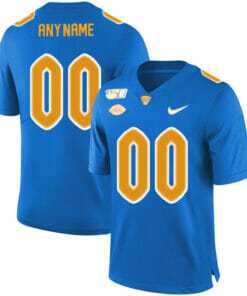 Pittsburgh Panthers Custom Jersey Name Number Football Blue