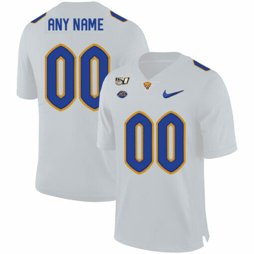 Custom Pittsburgh Panthers Jersey Name Number Football White