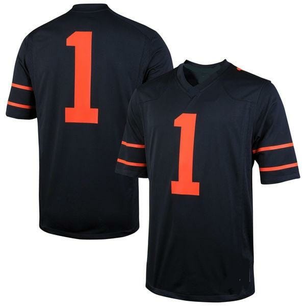 Princeton Tigers Custom Jersey Name and Number NCAA Football Navy 1 Princeton Tigers Custom Jersey Name and Number NCAA Football Navy
