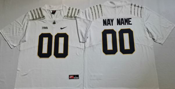 Custom Purdue Boilermakers Jersey Name Number College Football White 1 Custom Purdue Boilermakers Jersey Name Number College Football White
