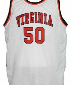 Ralph Sampson #50 Custom College Basketball Jersey White
