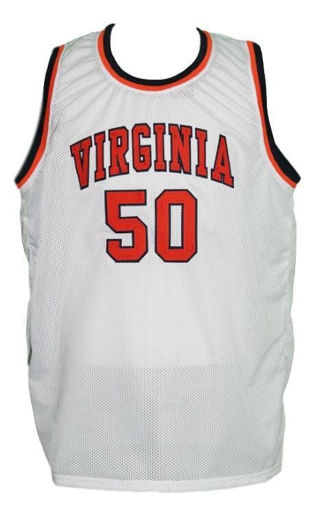 Ralph Sampson #50 Custom College Basketball Jersey White