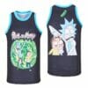Rick And Morty Secretagent Movie Basketball Jersey Black