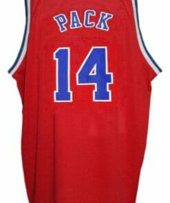 Robert Pack #14 Washington Retro Basketball Jersey Red