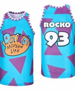 Rockos #93 Modern Life Basketball Jersey