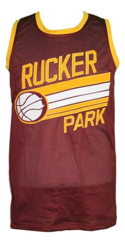 Custom Name # Rucker Park Basketball Jersey New Sewn Maroon 2 Custom Name # Rucker Park Basketball Jersey New Sewn Maroon