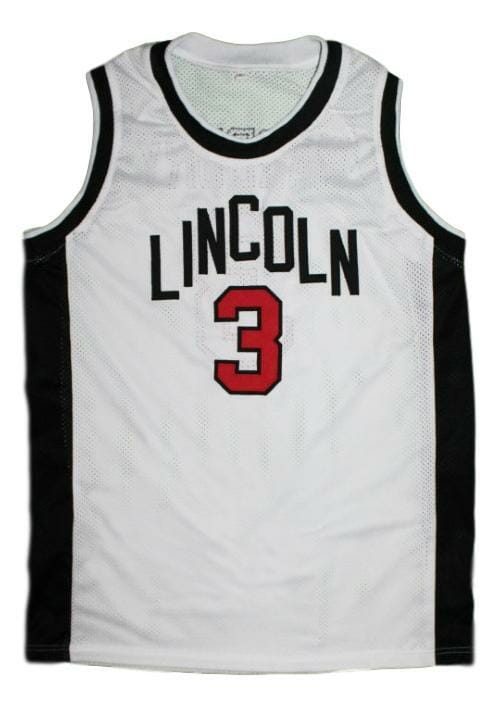 Stephon Marbury Lincoln High School Basketball Jersey Sewn White 2 Stephon Marbury Lincoln High School Basketball Jersey Sewn White