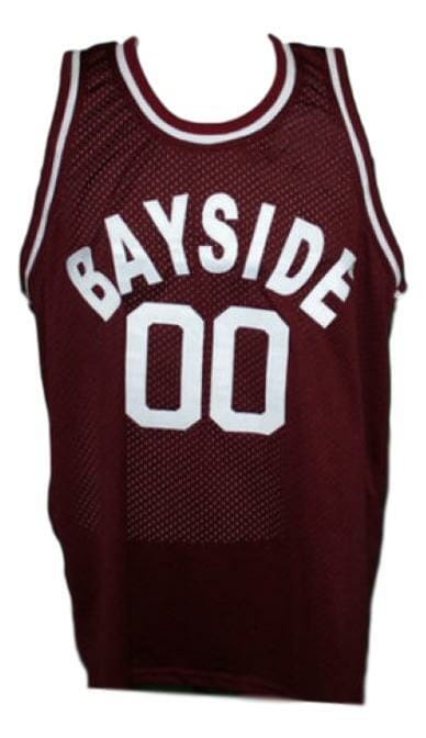 Screech Bayside Saved By The Bell Basketball Jersey Maroon