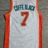 Semi Pro Flint Tropics 7 Coffee Black Movie Basketball Jersey White