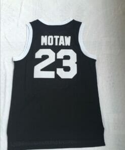 Shoot Out #23 Motaw Basketball Jersey Black