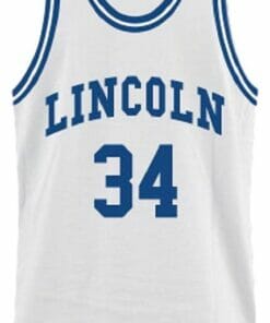 Shuttlesworth #34 Lincoln He Got Game Basketball Jersey White