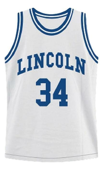 Shuttlesworth #34 Lincoln He Got Game Basketball Jersey White