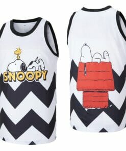 Snoopy Peanuts Gang Movie Basketball Jersey White