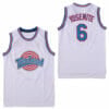 Space Jam Tune Squad 6 James Basketball Jersey White