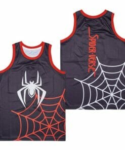 Spiderman Into The Spider Verse Movie Basketball Jersey
