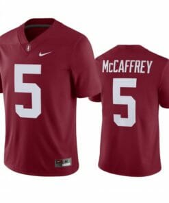 Stanford Cardinal #5 Christian Mccaffrey NCAA Football Jersey Red