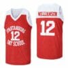 Startanburg Dayschool #12 Zion Williamson High School Basketball Jersey 5 Startanburg Dayschool 12 Zion Williamson High School Basketball Jersey
