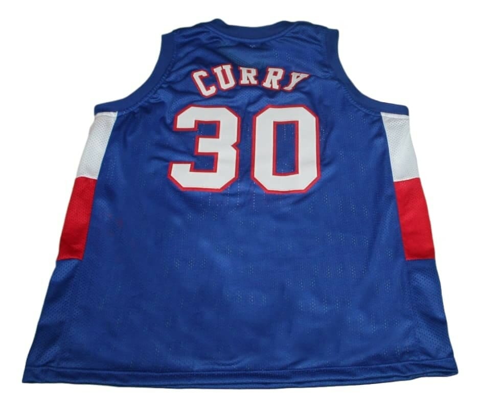 Stephen Curry #30 Knights High School New Basketball Jersey Blue 1 Stephen Curry #30 Knights High School New Basketball Jersey Blue