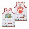 Super Mario Bros Movie Basketball Jersey White