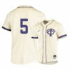 TCU Horned Frogs 5 Sam Thompson White Elite Baseball Jersey
