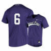 TCU Horned Frogs 6 Hunter Wolfe Purple Elite Baseball Jersey