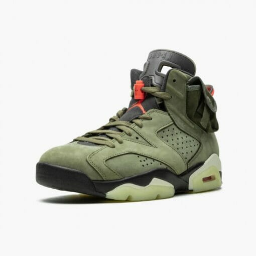 Travis Scott X Air Jordan 6 Retro Olive - Image 3