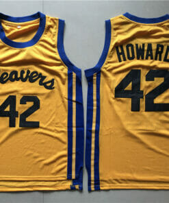 Teen Wolf Beavers #42 Scott Howard Basketball Jersey Yellow
