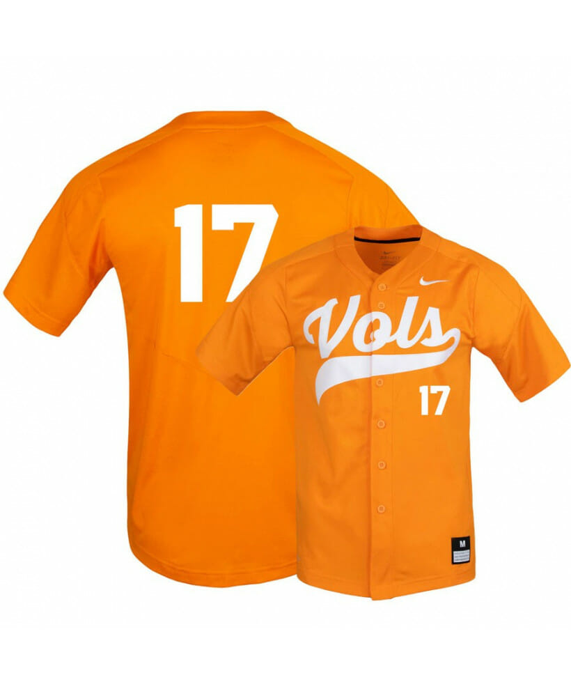 Tennessee Volunteers 17 Connor Pavolony Elite Orange Baseball Jersey 1 Tennessee Volunteers 17 Connor Pavolony Elite Orange Baseball Jersey