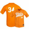 Tennessee Volunteers 34 Garrett Crochet Elite Orange Baseball Jersey 4 Tennessee Volunteers 34 Garrett Crochet Elite Orange Baseball Jersey