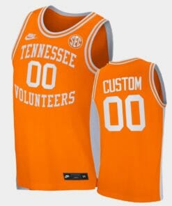 Tennessee Volunteers Custom Name Number Orange Retro College Basketball Jersey